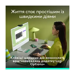 Клавіатура Logitech POP Icon Keys Bluetooth UA Graphite (920-013157) - мініатюра 5