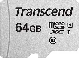 Карта пам'яті Transcend 64GB microSDXC UHS-I 300S TS64GUSD300S (FFSDTR02058)
