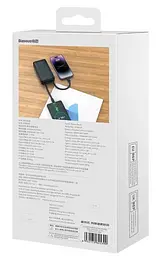 Зовнішній акумулятор Baseus Comet Series 20000mAh 22.5W PD with Display USB-A/USB-C cable PPMD020101 - мініатюра 5
