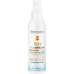 Засіб від засмаги Dermedic Sunbrella Baby Сонцезахисний молочко-спрей для дітей SPF50+ 150 мл (5901643174873)