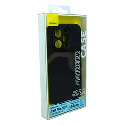 Чохол Baseus Liquid Silica Gel Case Glass 0.22 mm iPhone 14 Pro Max ARYT001501 Black - мініатюра 5