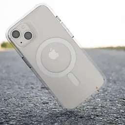 Оригінальний протиударний чохол Gear4 Crystal Palace MagSafe для iPhone 13/14/15 (6.1") Прозорий - мініатюра 7