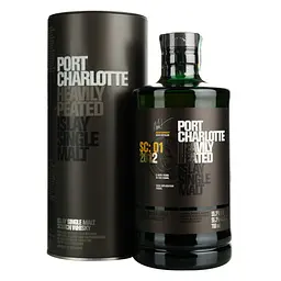 Віскі Port Charlotte SC 01 55.2% 0.7 л в подарунковій упаковці