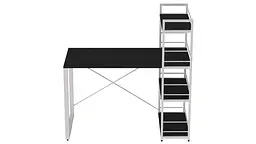 Письмовий стіл Ferrum-decor Серії Конект з етажеркою 75x120x60 білий ДСП Сосна Кембра 16мм (FRD-104229) - мініатюра 4
