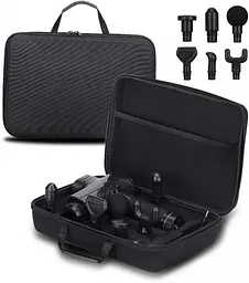 Портативний вібраційний ударний масажний пістолет Massage Gun 24V 2500 мАH (CG1) - мініатюра 5