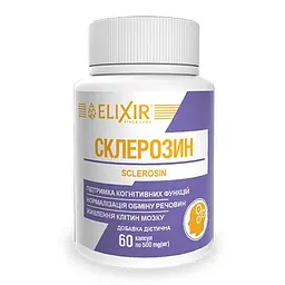 Капсули Elixir Склерозин 60 капсул 60 мл
