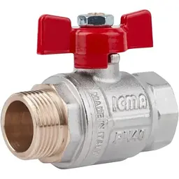 Кран кульовий Icma 3/4" прямий №351 (87351AE11)
