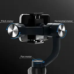 Стабілізатор WIWU S5B Three-Axis Motorized Gimba Stabilizer Black - мініатюра 4