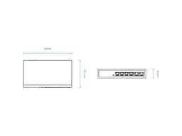 Комутатор Vivotek AW-FET-060C-065 некерований - мініатюра 3