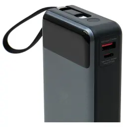 Батарея універсальна Vinga 20000 mAh 65W Display USB-C Cable Grey (VPBB2065C) - мініатюра 6