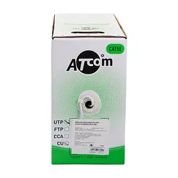 Кабель мережевий Atcom UTP cat.5e, CU, 0.5 мм 305 м (3800) - мініатюра 3