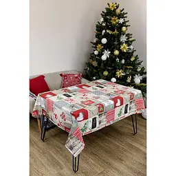 Скатертина Прованс Merry Christmas 220х132 см різнобарвна (31469) - мініатюра 2