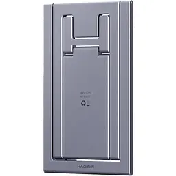 Підставка для планшета смартфона HAGiBiS Desk Pad Holder ZZ3 Silver - мініатюра 2