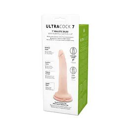 Фалоімітатор Me You Us Silicone Ultra Cock 7 in 17.8 см (тілесний) - мініатюра 5