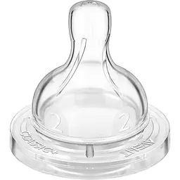Соска силіконова Philips Avent Anti-colic повільний потік, 1+ міс, 2 шт. (SCF632/27)