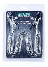 Затискачі для сосків Exclusive Nipple Clamps No.7 з ланцюжком