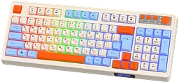 Клавіатура бездротова Maxxter KBGW-3C01-UA RGB White - мініатюра 2