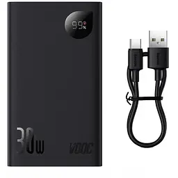 Павербанк Baseus Adaman2 Digital Display Fast Charge 10000 mAh 30W (PPAD040101) - мініатюра 4