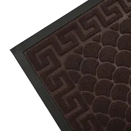 Килимок придверний Eco Fabric Луска з кромкою коричневий 40 х 60 см (4060-103) - мініатюра 7