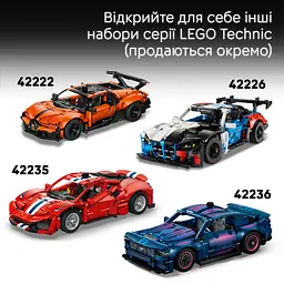Конструктор LEGO Technic Спортивний автомобіль Dodge Viper GTS-R 805 ел. (42234) - мініатюра 17