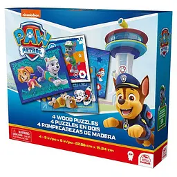 Пазл Paw Patrol дерев'яний 4 в 1 (SM98490/6066803) - мініатюра 2