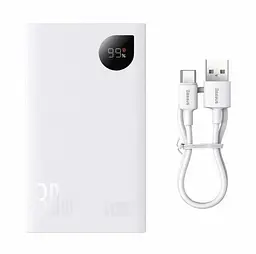 Повербанк Baseus Adaman 2 20000 mAh 30W White (PPAD050002) - мініатюра 3