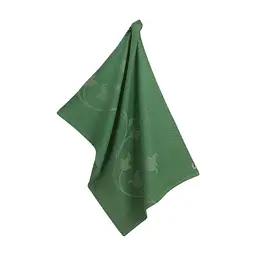 Полотенце Kela кухонное Cora, 70x50 см, темно-зеленый узор (12825) (00000027616)