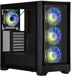 Корпус Dominator Pro G2302B без БЖ 2xUSB3.0 1xUSBType-C 4x120мм ARGB VGA 380мм LCS re 2E Gaming teh0018914