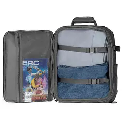 Рюкзак дорожній 2E Trek Cabin Size Grey, поліестер, EXP, 17/23л, з відсіком для ноутбука 16 - мініатюра 6