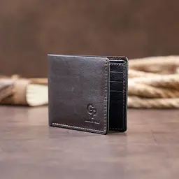 Стильне портмоне в гладкій шкурі Grande Pelle 11312 коричневе - мініатюра 8