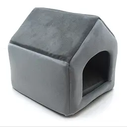 Будиночок для собак та котів Zoo-hunt Елегант сіра №2 345х390х385 мм