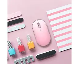 Миша бездротова XiaomiMiiiW Air Dual Mode Wireless Mouse Silent Edition (MWWHM01) Pink - мініатюра 5