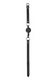 Кляп Ouch! Ball Gag With Leather Straps - мініатюра 2