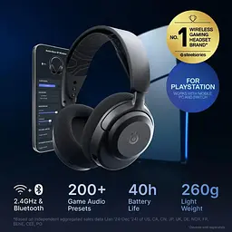 Ігрова гарнітура SteelSeries Arctis Nova 3P Wireless MultiPlatform Black (61686) - мініатюра 8