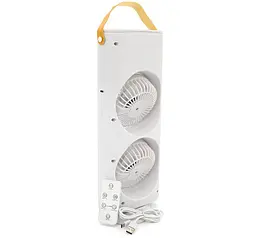 Портативний вентилятор Voltronic T1818, зволоження, підсвічування, Air Cooler Fan White - мініатюра 3