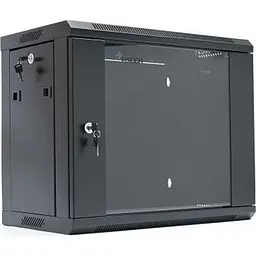 Шафа настінна Merlion 9U 19 600 x 350 x 500 (Ш x Г x В)мм, black (MI3-6309/36528)