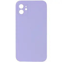 Чохол Silk Square Full Camera Protective (AA) NO LOGO для Apple iPhone 11 (6.1") Бузковий / Dasheen