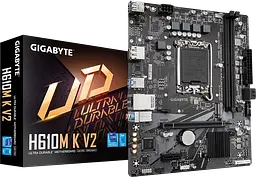 Материнська плата Gigabyte H610M K V2 LGA 1700 (H610M K V2) - мініатюра 1