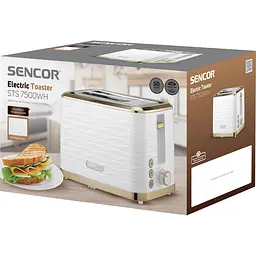Тостер Sencor біло-золотий 930 Вт (STS7500WH) - мініатюра 11