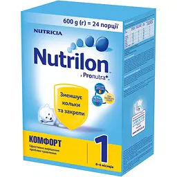 Суха молочна суміш Nutrilon Комфорт 1, 600 г