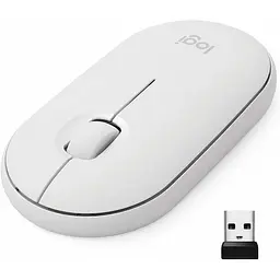 Миша комп'ютерна Logitech Pebble M350 White (910-005716, 910-005541)