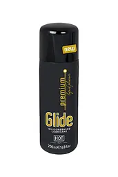 Лубрикант Hot Premium Silicone Glide - на силіконовій основі, 200 мл - мініатюра 2