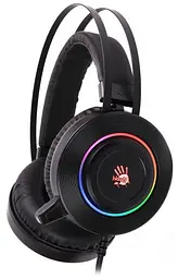 Навушники Bloody G521 Black підсвічування USB накладні кабель 1.8 м