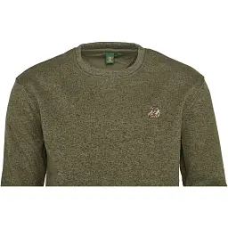 Пуловер Orbis Textil Herrenpullover Strick-Fleece S Оливковий - мініатюра 4