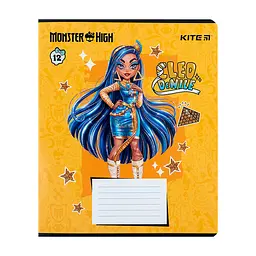 Зошит Kite Monster High 12 аркушів, лінія (MH24-234), в асортименті - мініатюра 9