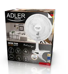 Вентилятор Adler AD 7317 з кліпсою + основа 15 см - мініатюра 4