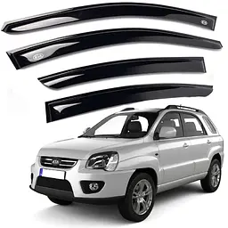Дефлектори вікон вітровики KIA Sportage 2004-2010 Voron Glass