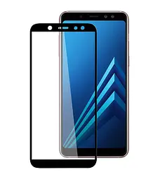 Захисне скло Full screen PowerPlant для Samsung Galaxy A6, Black