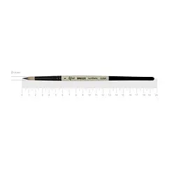 Пензель синтетика кругла Breeze 1226R №3 коротка ручка ROSA (4823098535317)
