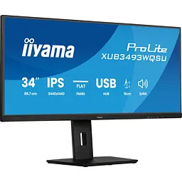Монітор iiyama 34` ProLite (XUB3493WQSU-B6) - мініатюра 2